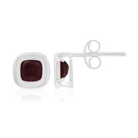Ruby Silver Earrings