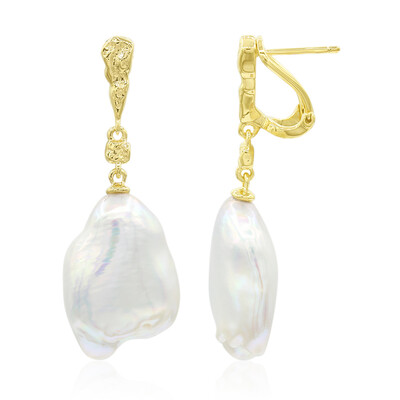 Freshwater pearl Silver Earrings (TPC)