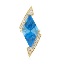 9K Marambaia Topaz Gold Pendant