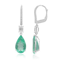 18K Colombian Emerald Gold Earrings (CIRARI)