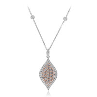 18K I1 Pink Diamond Gold Necklace (CIRARI)