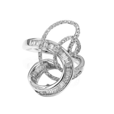 18K I1 (H) Diamond Gold Ring