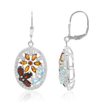 Madeira Citrine Silver Earrings