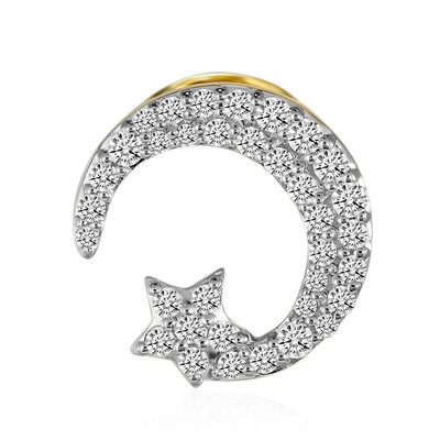 9K SI1 (G) Diamond Gold Pendant (Annette)
