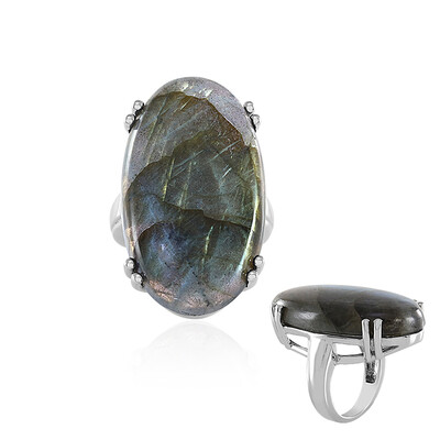 Labradorite Silver Ring