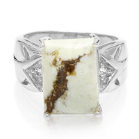 Magnesite Silver Ring