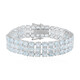 Sky Blue Topaz Silver Bracelet