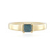 I3 Blue Diamond Silver Ring