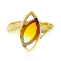 Baltic Amber Silver Ring