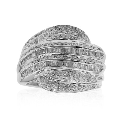18K I1 (H) Diamond Gold Ring