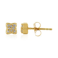 I3 (H) Diamond Silver Earrings