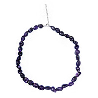 Zambian Amethyst Silver Necklace