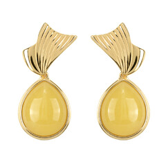 Baltic Amber Silver Earrings