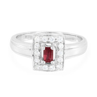 Malawi Ruby Silver Ring