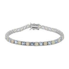Sky Blue Topaz Silver Bracelet