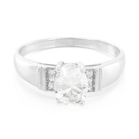Petalite Silver Ring