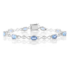 Colour Change Fluorite Silver Bracelet