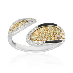 14K SI2 Fancy Diamond Gold Ring (CIRARI)