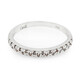 Fancy Diamond Silver Ring