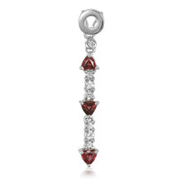 Tanzanian Ruby Silver Pendant