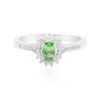 Tsavorite Silver Ring