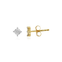 I3 (J) Diamond Silver Earrings