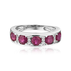 Madagascar Ruby Silver Ring