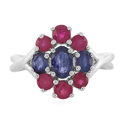 Madagascar Blue Sapphire Silver Ring