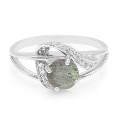 Romanian Spectrolite Silver Ring
