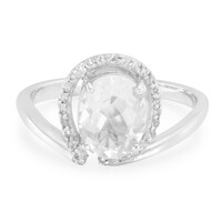 Petalite Silver Ring