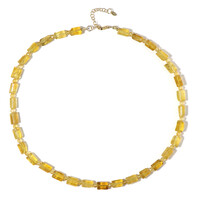 Citrine Silver Necklace