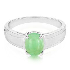 Imperial Chrysoprase Silver Ring