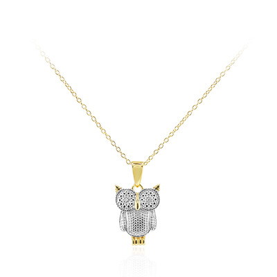 I3 (I) Diamond Silver Necklace