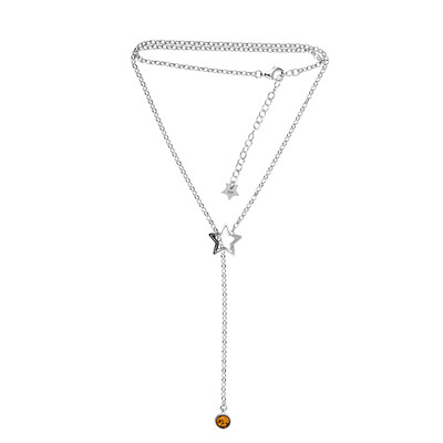 Baltic Amber Silver Necklace (dagen)