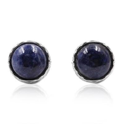 Sodalite Silver Earrings