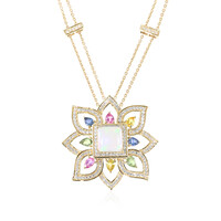14K AAA Welo Opal Gold Necklace (de Melo)