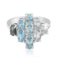London Blue Topaz Silver Ring