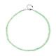 Chrysoprase Silver Necklace