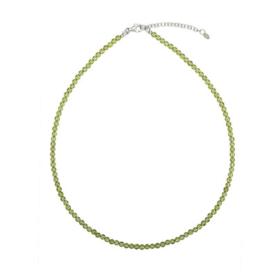 Peridot Silver Necklace