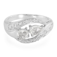 White Sapphire Silver Ring