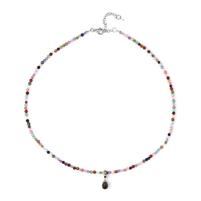 Mezezo Opal Silver Necklace