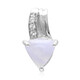 Blue Lace Agate Silver Pendant