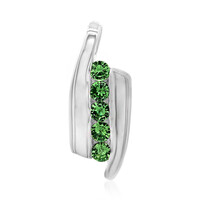 Tsavorite Silver Pendant
