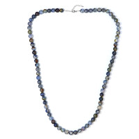 Dumortierite Silver Necklace