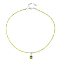Peridot Silver Necklace
