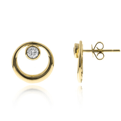 14K I1 (H) Diamond Gold Earrings (CIRARI)