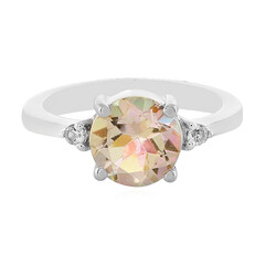 Luna Quartz Silver Ring