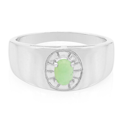 Imperial Chrysoprase Silver Ring