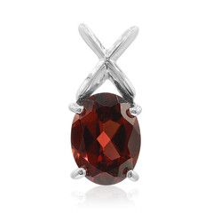 Mozambique Garnet Silver Pendant