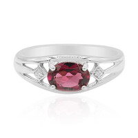 Rhodolite Silver Ring